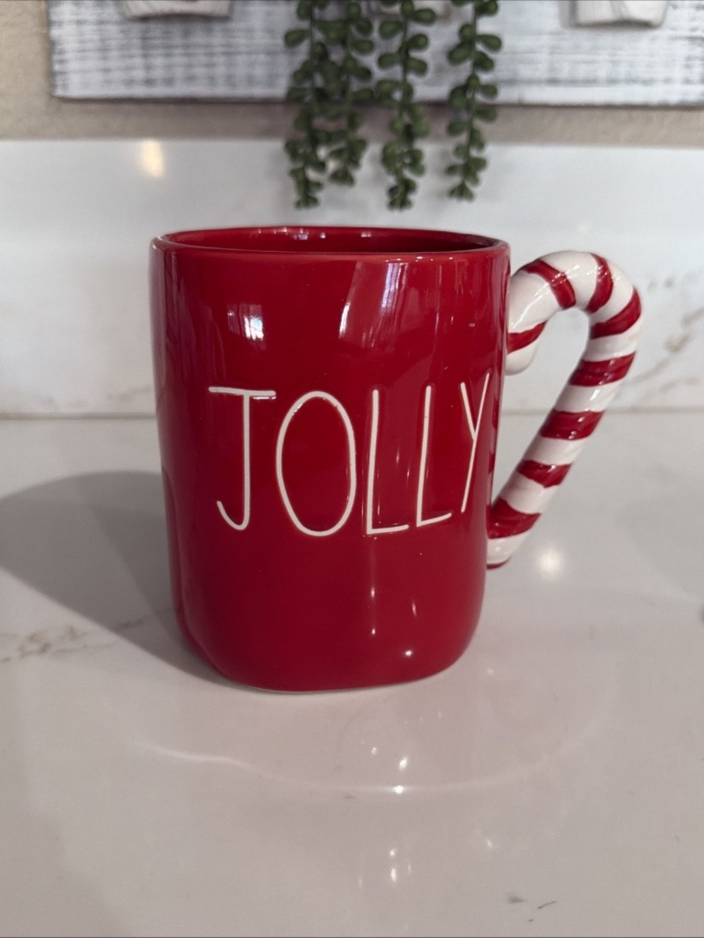Rae Dunn Joy Red Mug